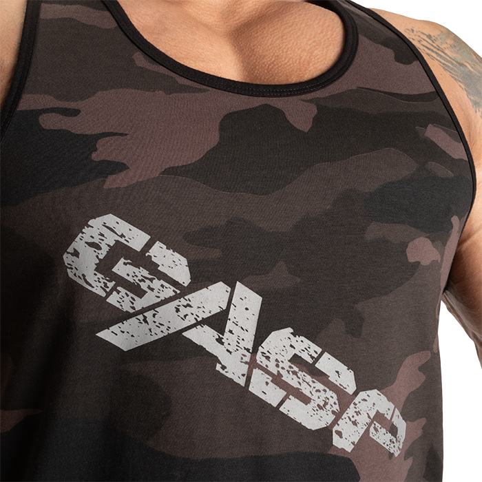 Vintage T-Back Top M&oslash;rk Camouflage