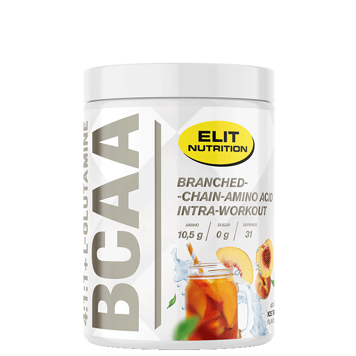 BCAA 4:1:1 + L-glutamin, 400 g, Ice Tea