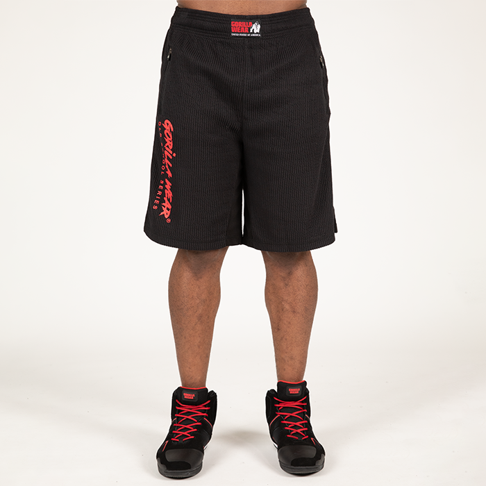 Augustine Old School Shorts, black/red, xxlarge/xxxlarge