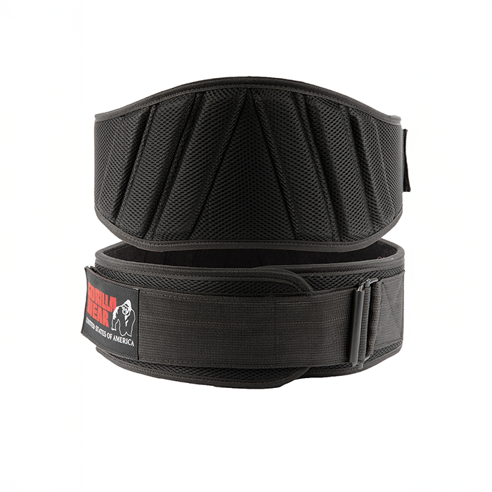 Padded Mesh Løftebælte Sort 15 cm