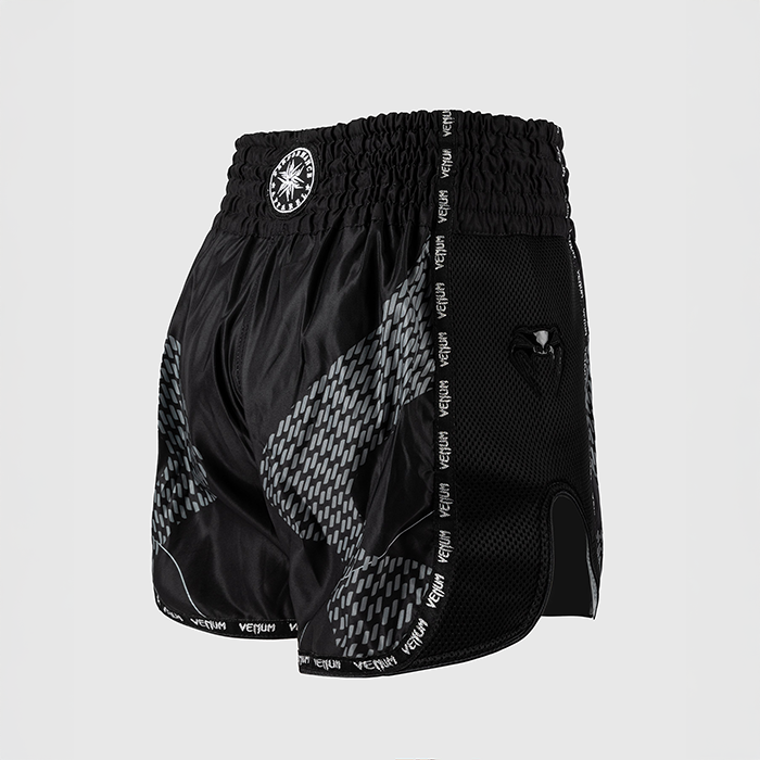 Nexus Muay Thai-Shorts Sort S&oslash;lv
