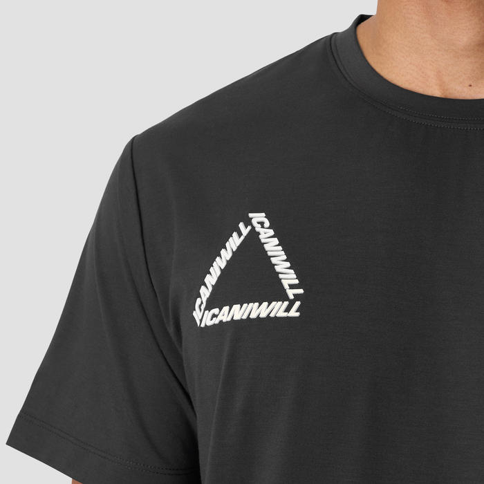 Mirage Dri-release T-shirt Print, Storm Grey