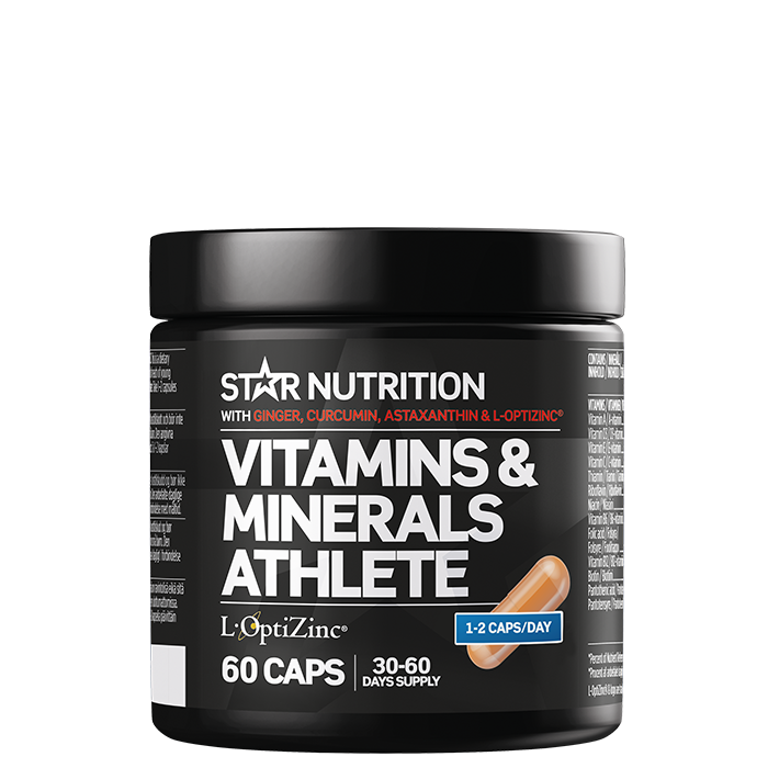 Ultimate Vitamins & Minerals Athlete 60 kapsler