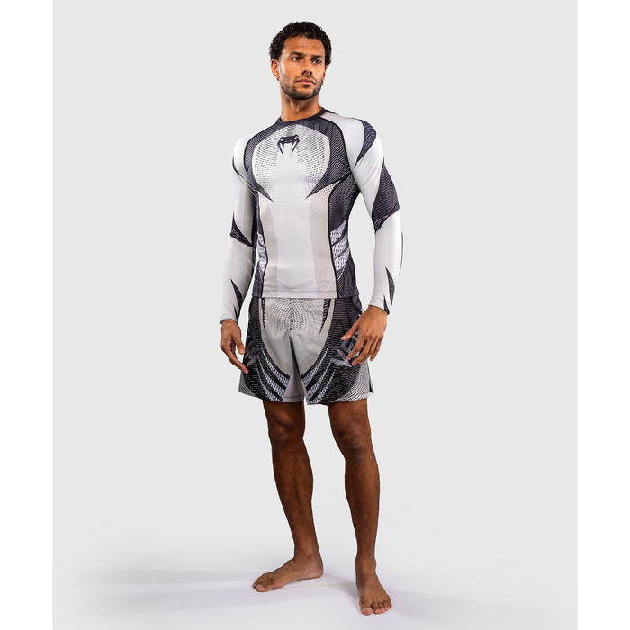 Venum GALACTIC 3.0 Long Sleeve Rashguard Off-White/Black