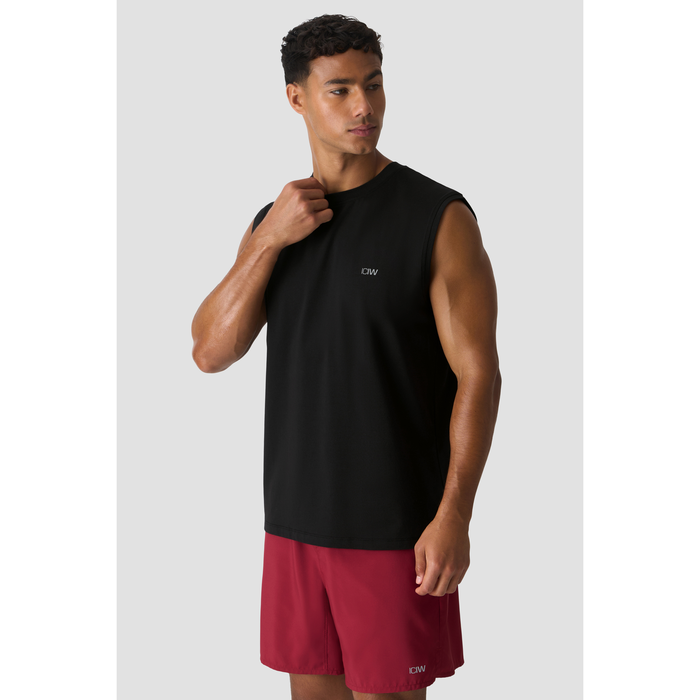 Workout Ærmeløs T-shirt Sort