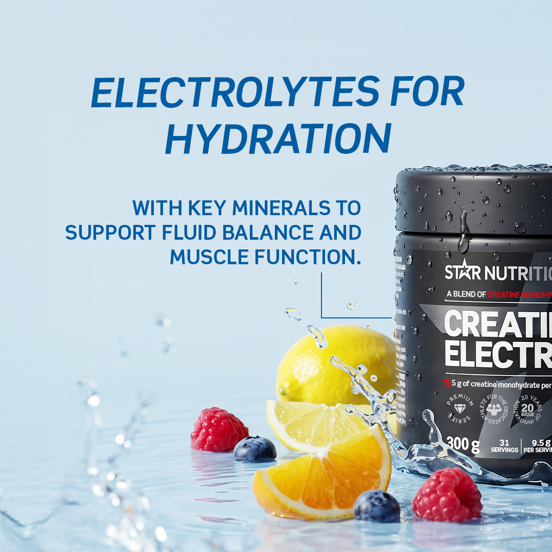 Creatine + Electrolytes, 300 g citrus