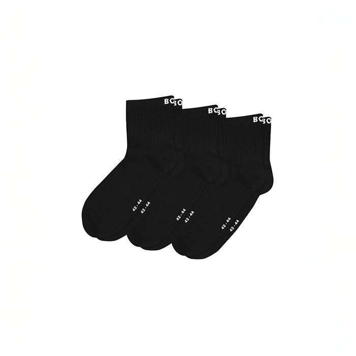 Björn Borg Sports Mid Ankle Socks 3-pack Sort, 35-38
