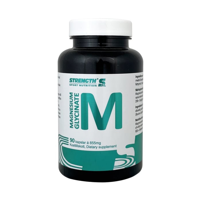 Magnesium Glycinate, 90 kapsler