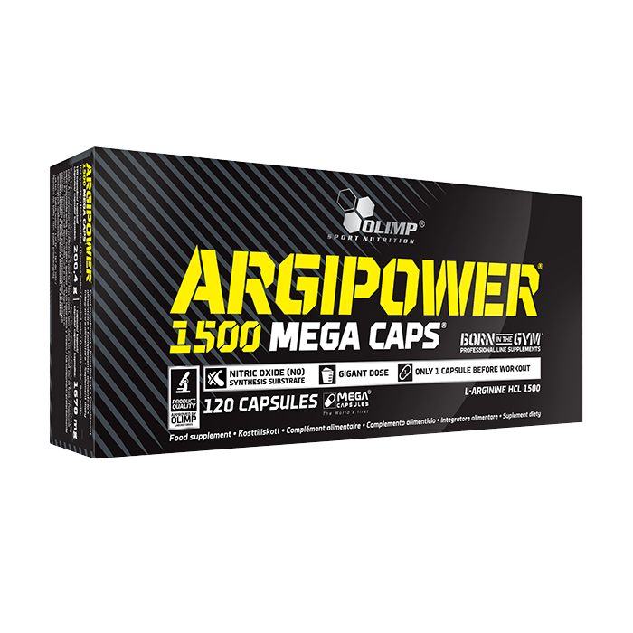 ArgiPower 1500 Mega Caps L-arginin Kapsler 120 stk
