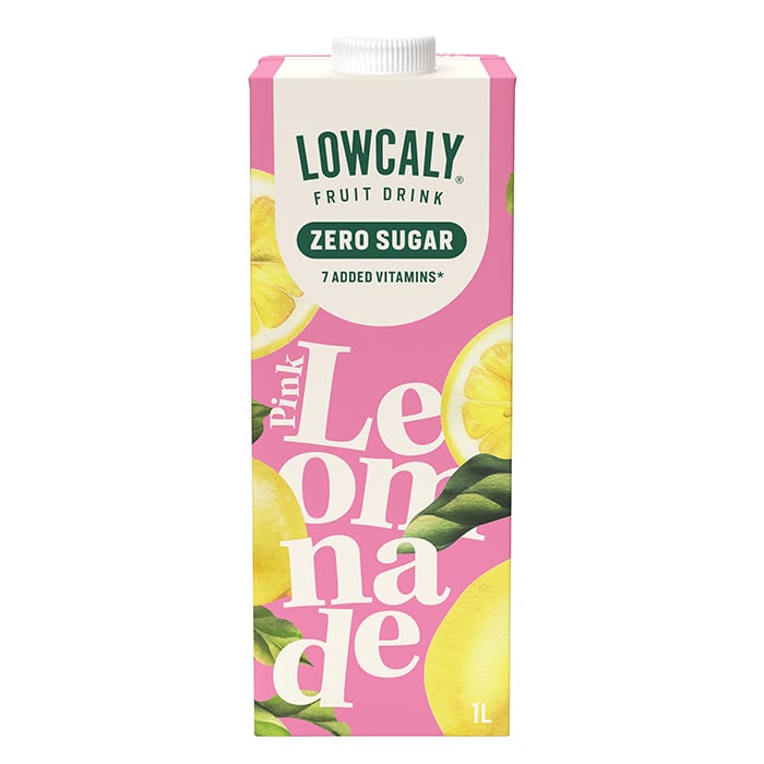 Lowcaly Frugtdrik 1000 ml pink_lemonade
