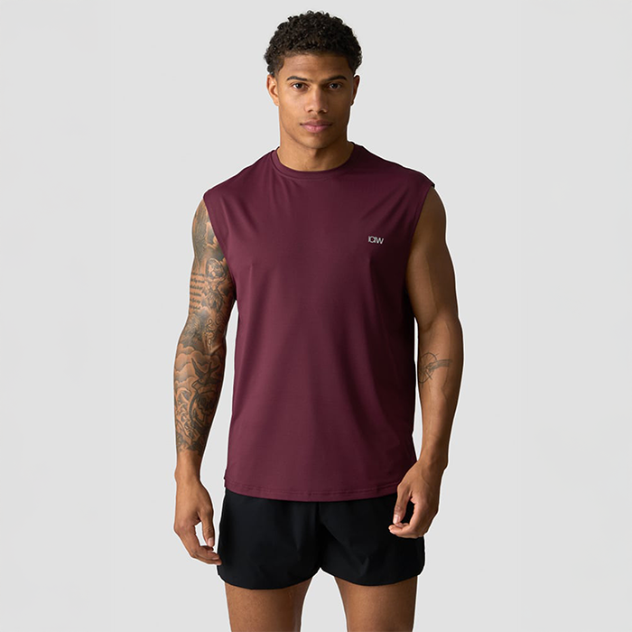 Stride Ærmeløs T-shirt Brun