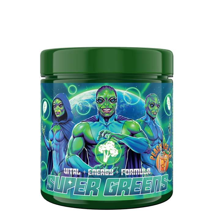 Super Greens, 250 g, Peach Ice Tea