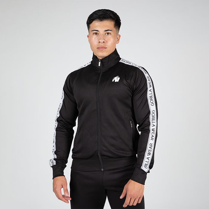 Delaware Track Jacket, black, large