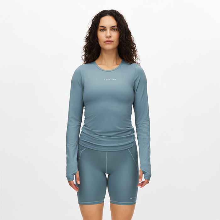 Jacquard Langærmet Blå