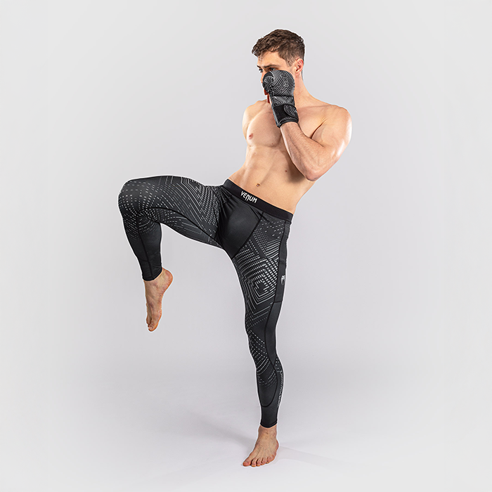 Venum Midnight Fury Spats Sort Grå Sølv