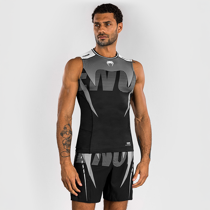 Venum Adrenaline Rashguard Sort Gr&aring;