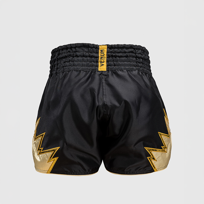 Inferno Muay Thai Shorts Sort Guld