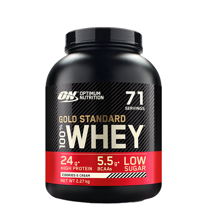 Optimum Nutrition 100% Whey Gold Standard Cookies & Cream (2270 g)