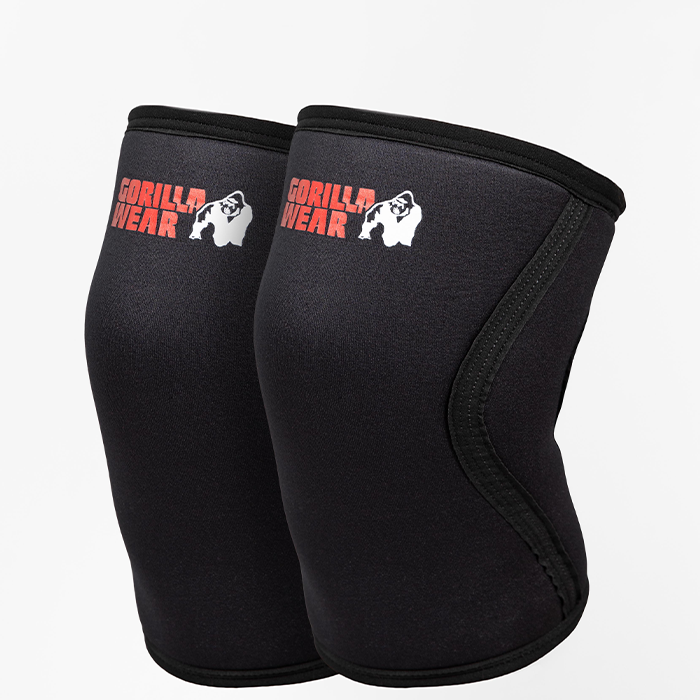Gorilla Wear 5 mm Knee Sleeves, M, Black