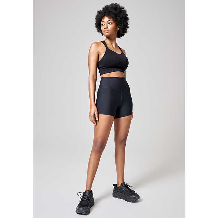 Ultra High Waist Hot Pant, Black