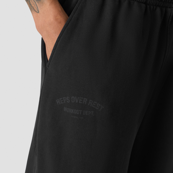 Grit Wide Pants, Stonewashed Black