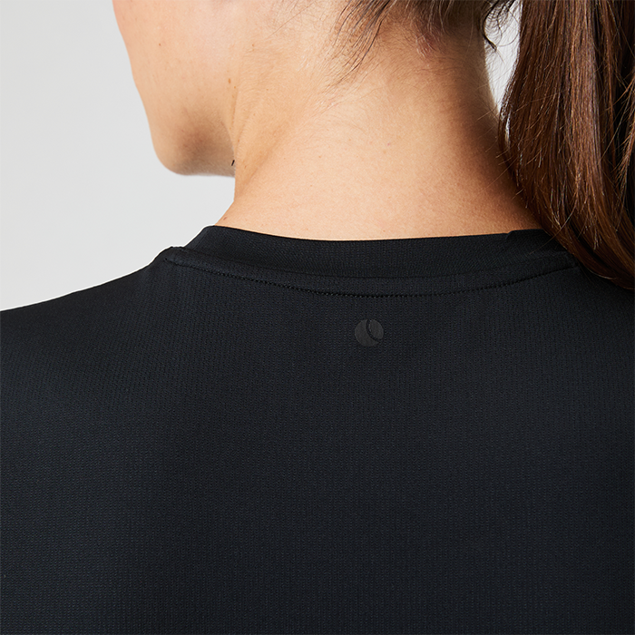 Borg Cropped T-shirt Sort