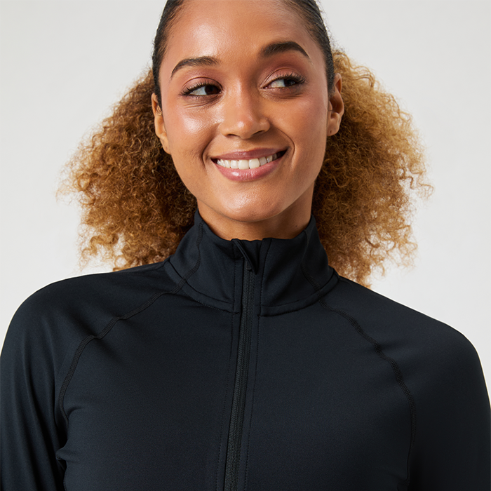 Borg Full Zip Tr&oslash;je Sort
