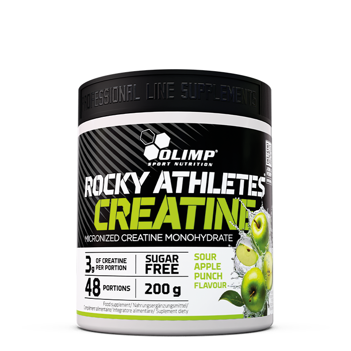 Olimp Nutrition - Rocky Athletes Creatine, Sour Apple Punch - 200g