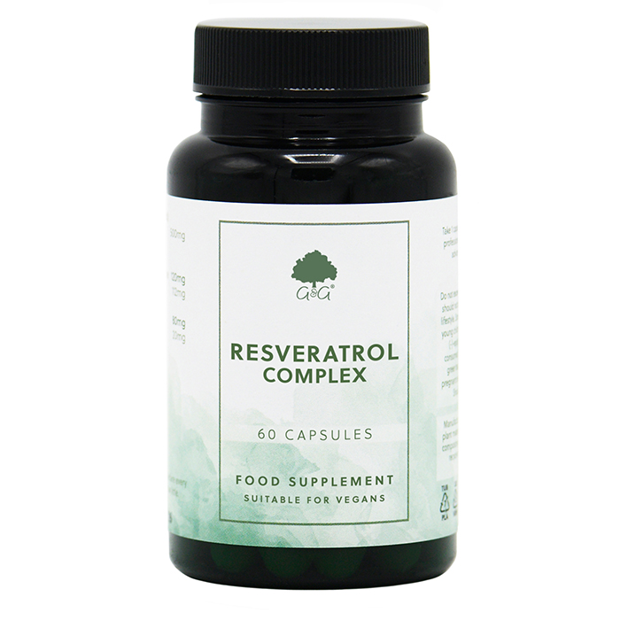 G&G Vitamins - G&G Resveratrol complex 60 kapslar