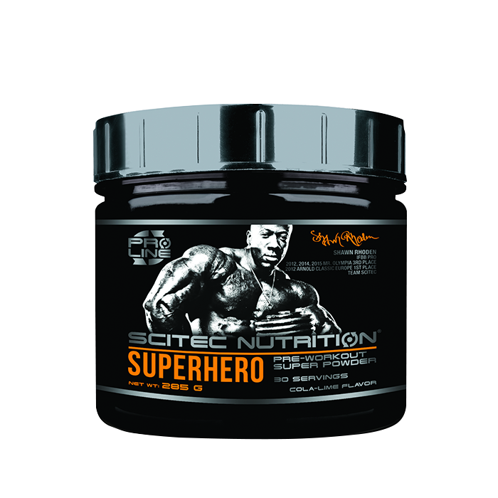 SUPERHERO Pre-Workout Super Powder, 285 g, Cola Lime