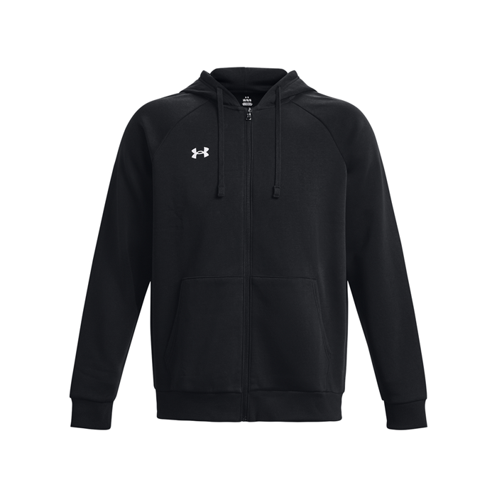UA Rival Fleece FZ Hoodie Sort