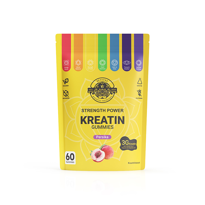 Kreatin Gummies 60 st Peach