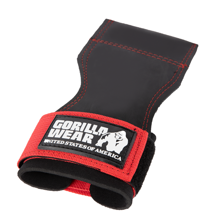 Lifting Grips, black/red
