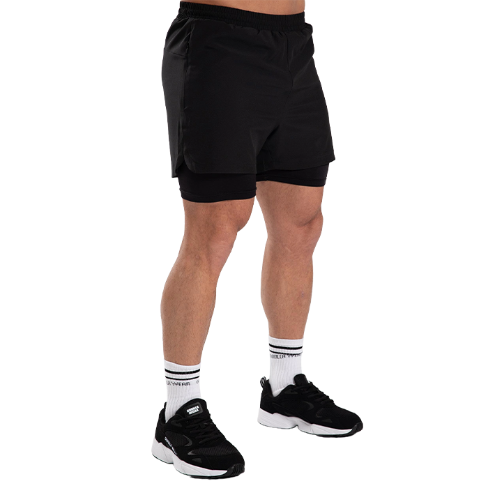Cortez 2-In-1 Shorts, Black
