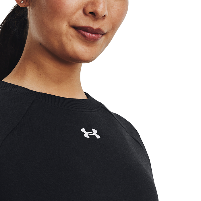 UA Rival Fleece Crew, Black