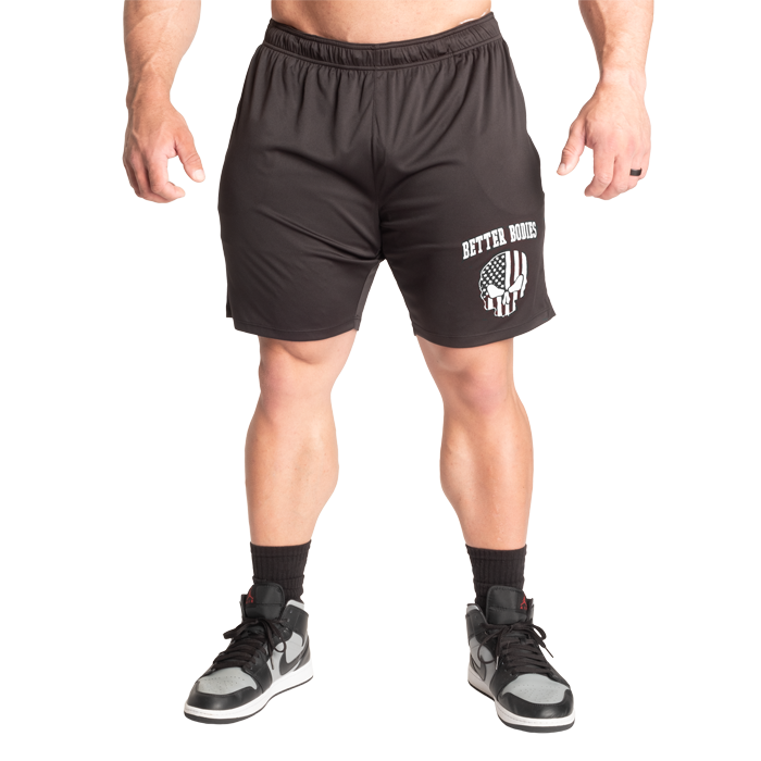 Skull Function Shorts Sort Hvid