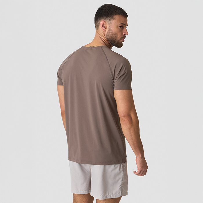 Workout Melange Tr&aelig;ningstshirt Gr&aring;meleret