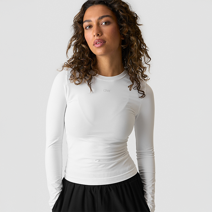 Essence Seamless Langærmet Hvid
