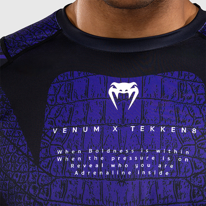 Venum x TEKKEN 8 Dry-Tech T-shirt Kazuya Sort Lilla
