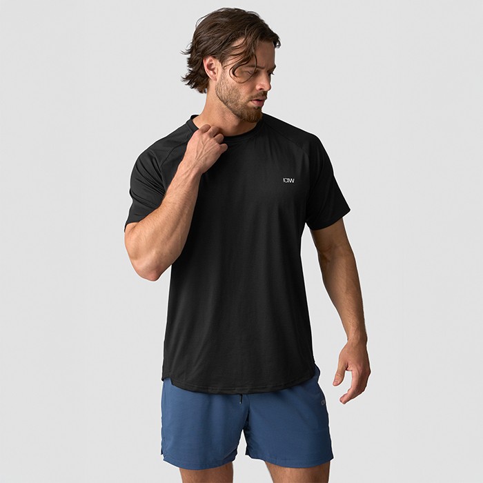 Stride Raglan T-shirt Sort