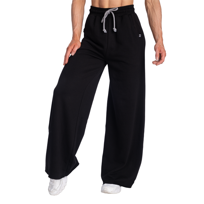 Wide Sweatpants Sort