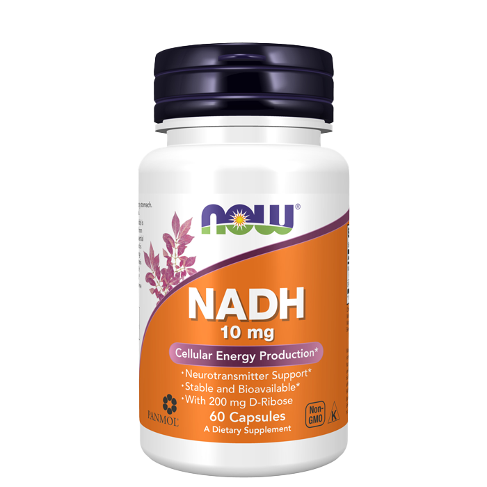 NADH 10 mg + 200 mg Ribose 60 kapsler