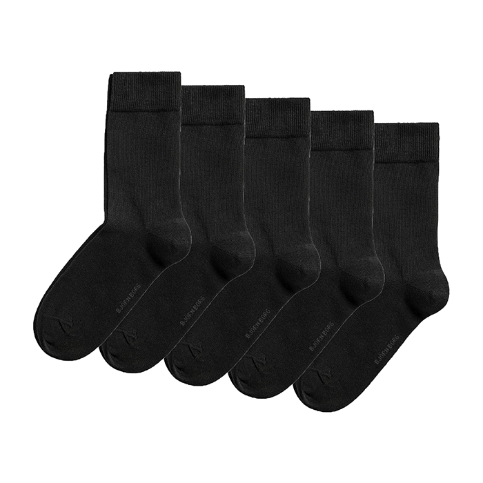 Björn Borg Strømper 10P Essential Socks Sort Str 36/40
