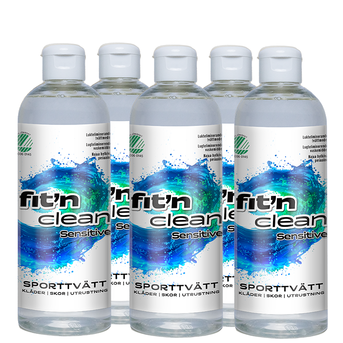 5-pak Fit'n Clean Sensitive Detergent