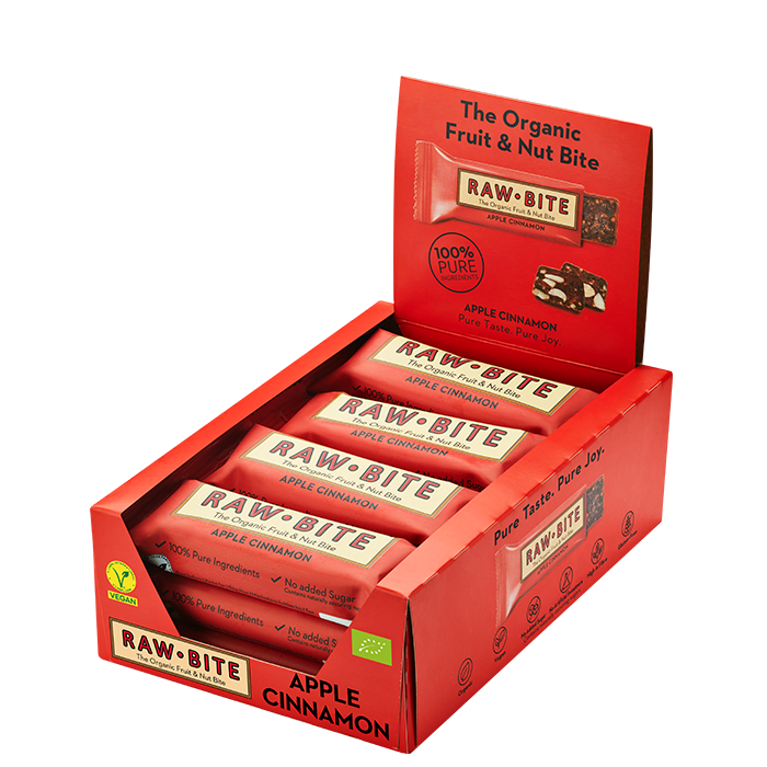 RAWBITE Apple Cinnamon, 12-pak