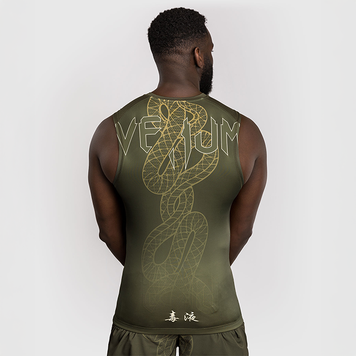 Serpenti Rashguard &AElig;rmel&oslash;s Khaki Bronze Ivory