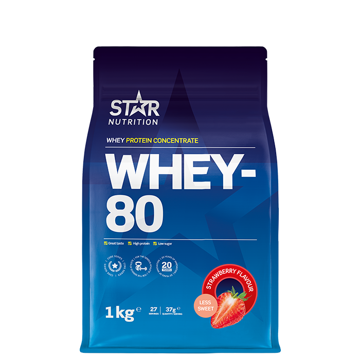 Whey-80 Valleprotein 1 kg