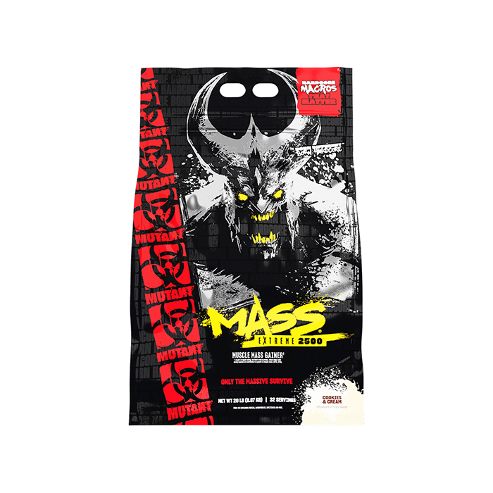 Mutant Mass Extreme 2500, Cookies & Cream, 9 kg