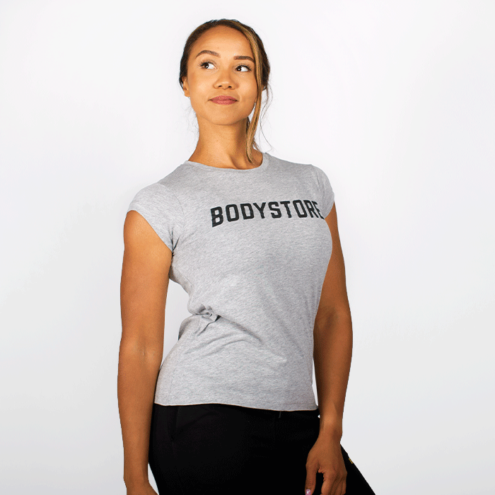 Bodystore Women Logo Tee, Grey
