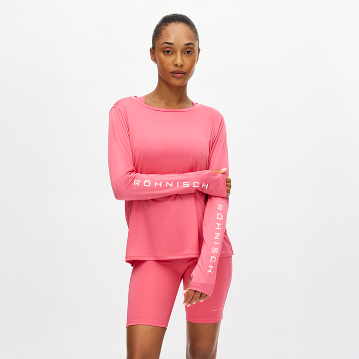 Team Logo Langærmet Rosa